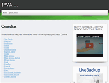 Tablet Screenshot of ipva.com.br